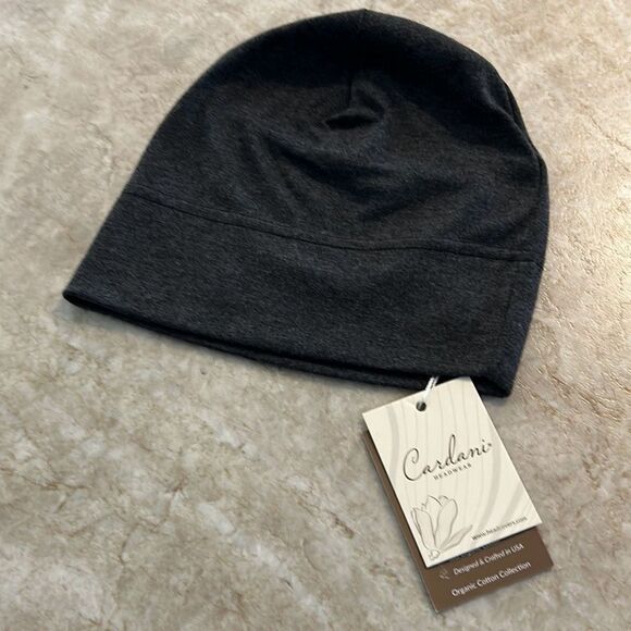Charcoal Gray Cotton Cap NWT - Picture 5 of 5
